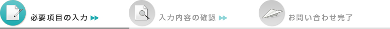 必要項目の入力